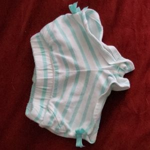 Circo Newborn white and blue shorts